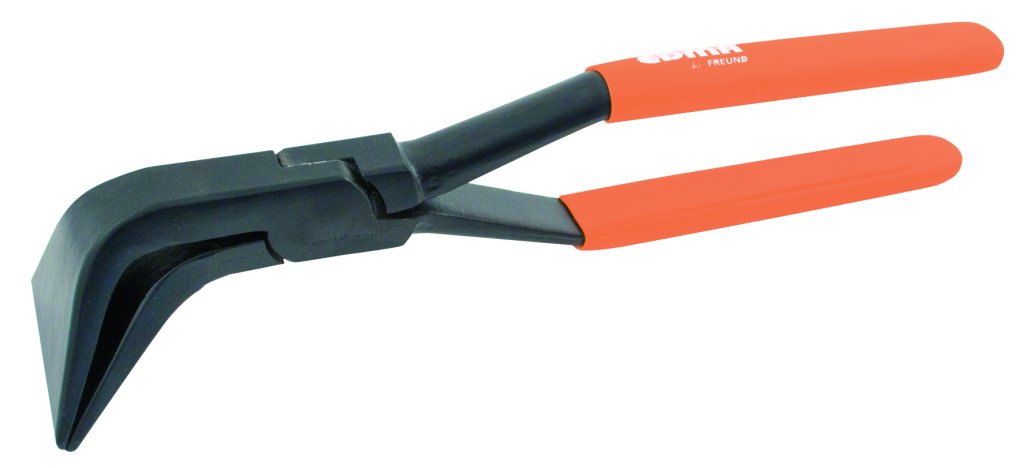 Edma 034455 - Pince à Border Coudée 45° - 60mm Pour Zingueur
