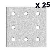 Papier abrasif velcro 105 x 112 mm par 25 grain 120 pour MS 713 FLEX