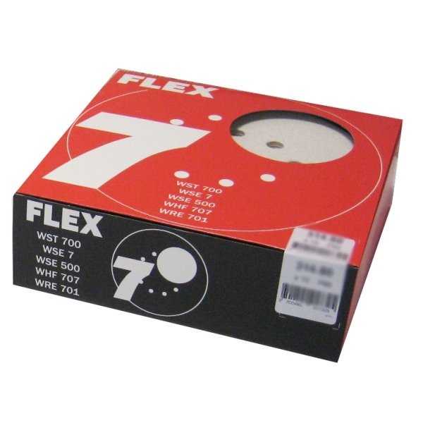 grain 40-220 Flex Lot de 25 disques abrasifs perforés pour ponceuse FLEX Giraffe WST 700 VV Vario Ø 225 mm Korn 80 
