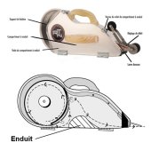 Kit échasses 60 à 101 cm + Banjo aluminium et sa roulette Banjoroll