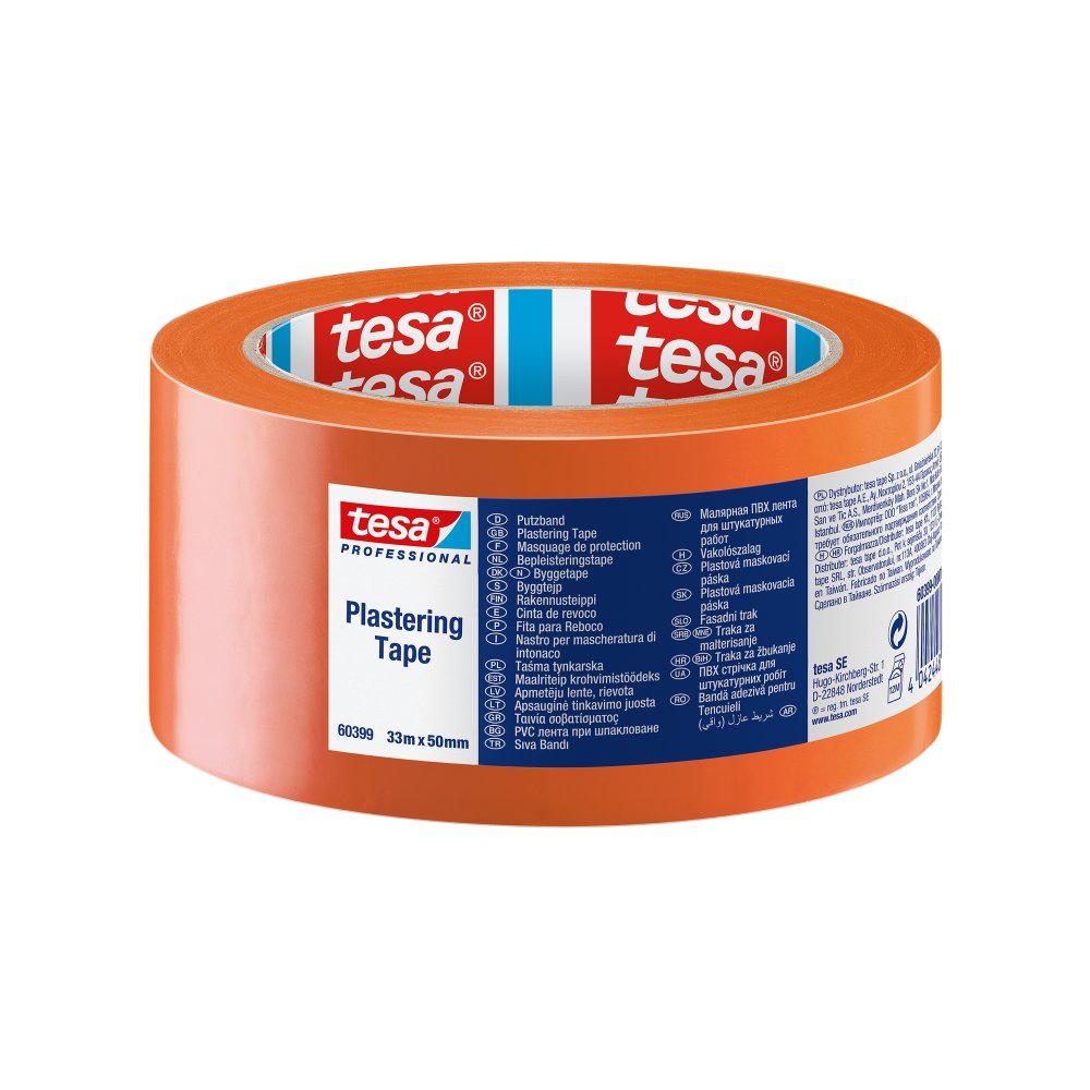 Ruban Adhésif De Masquage TESA - 50 Mm X 33 M, Rouge, Pour Peinture Précise