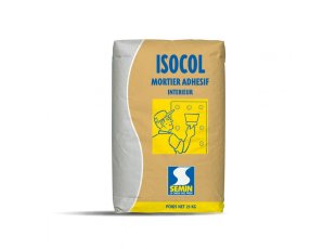 Isocol Mortier adhésif sac 25 kg - SEMIN