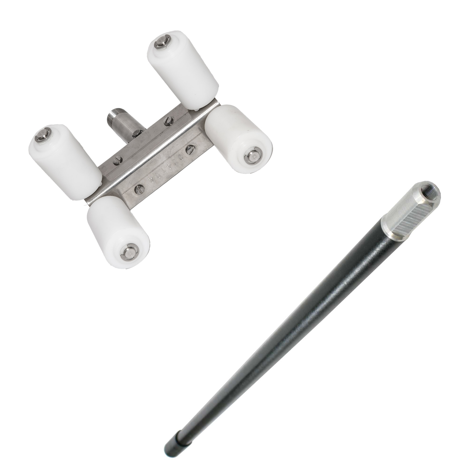 Rouleur d&rsquo;angle sortant + manche fibre de verre TAPETECH