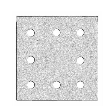 Papier-abrasif-velcro-105-x-112-mm-par-25-grain-60-pour-MS-713-FLEX