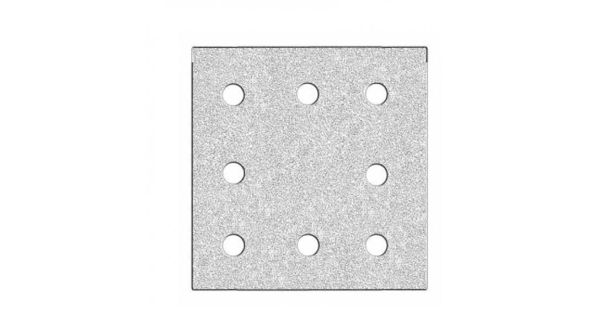 FEIN Papier abrasif triangulaire velcro, oxyde d'aluminium pour outil  oscillant, grain 120