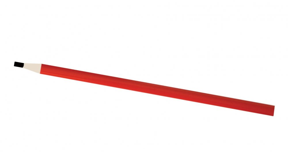 Ensemble de crayons de charpentier octogonaux à Surface rouge 72 pièces 175mm crayon de menuisier en plomb noir dur outil de marquage pour le travail du bois 