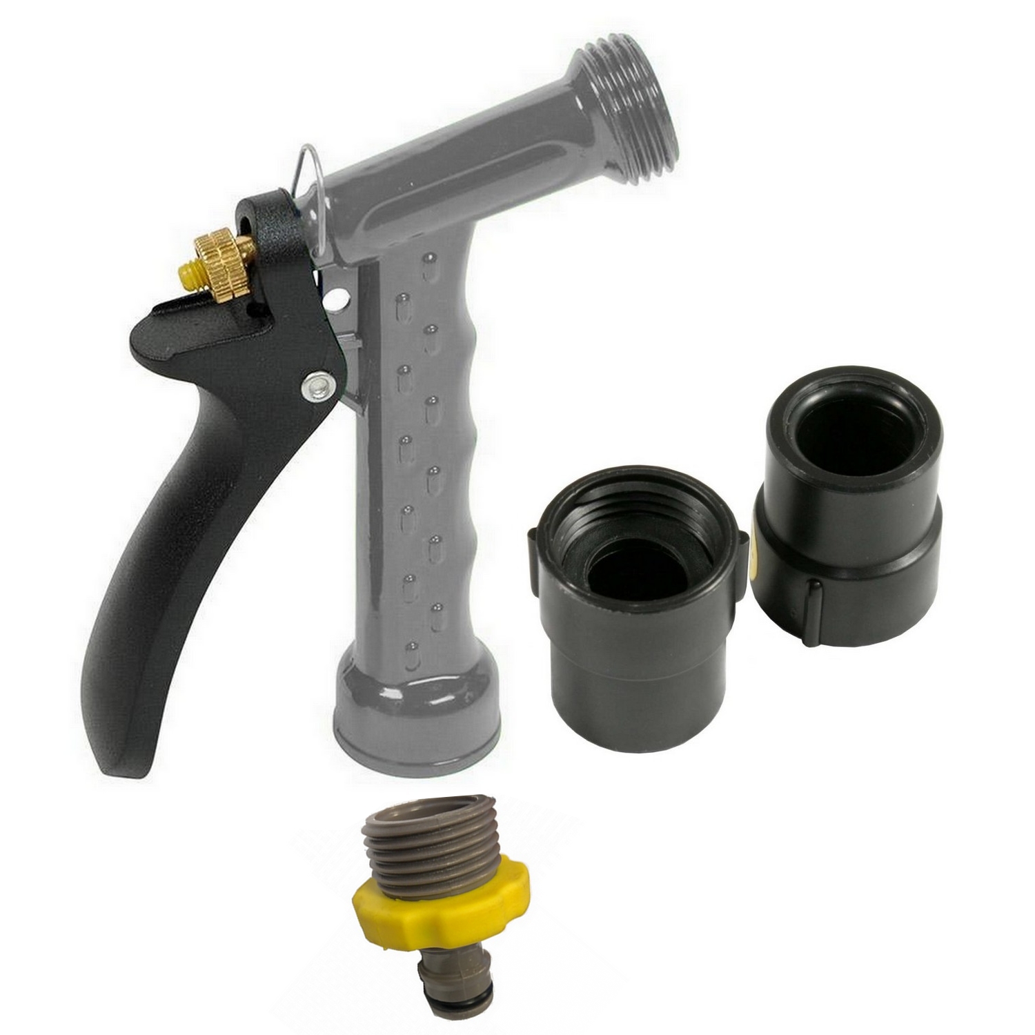 Kit pistolet nettoyage en aluminium bazooka complet