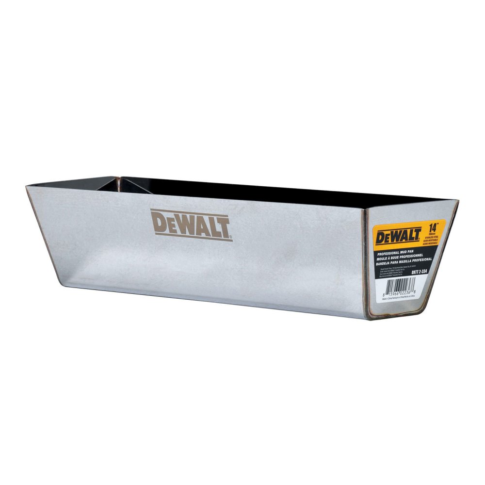 Bac à enduit inox 35 cm - Dewalt Drywall tools