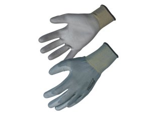 Gant polyester gris sans couture jauge 13, NYM713PUG : taille au choix - SINGER Safety