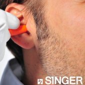 Bouchons d'oreilles SNR 38 dB : boite de 200 paires en sachets - SINGER Safety