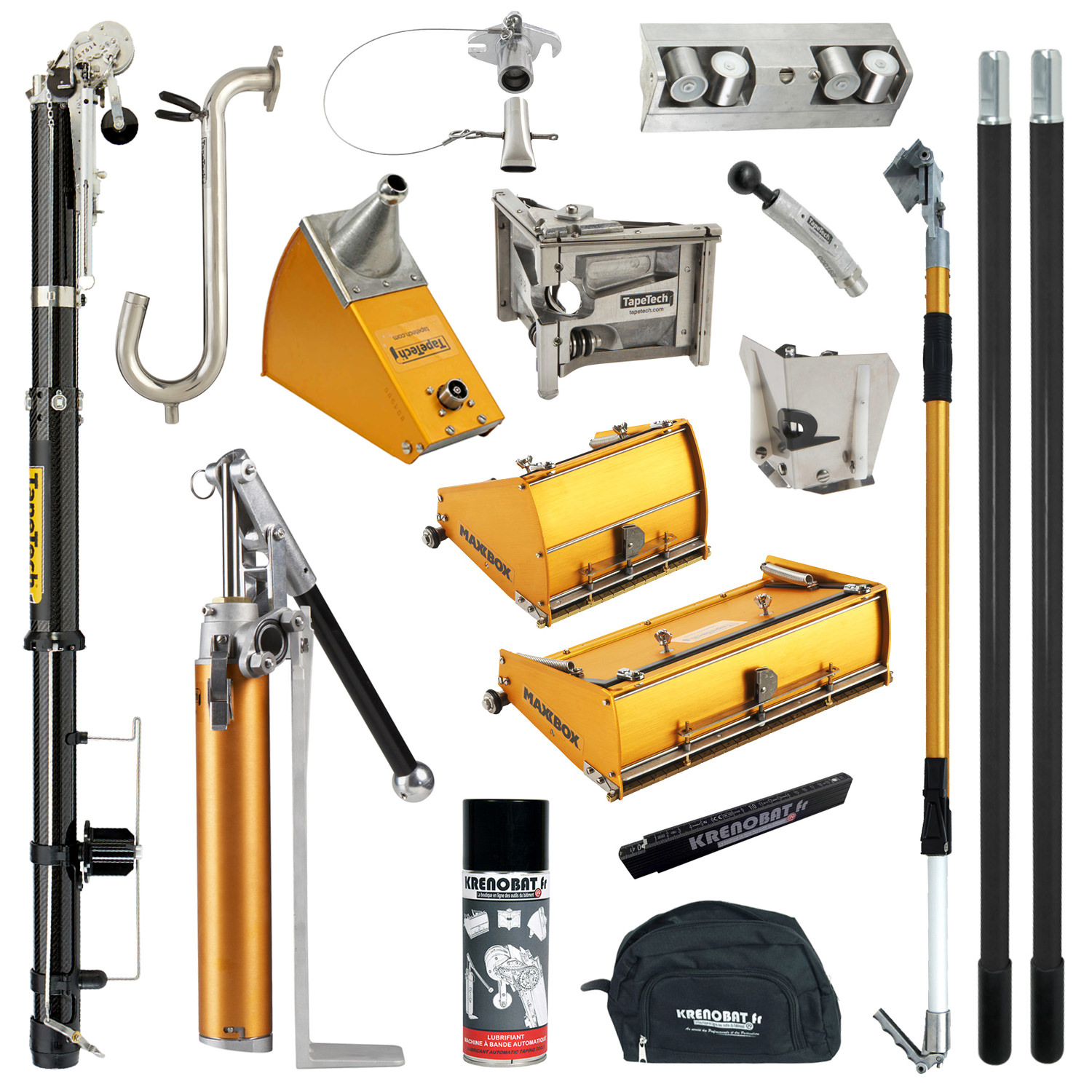 Kit Starter Classic Carbone Extensible, bo&icirc;tes au choix - TAPETECH