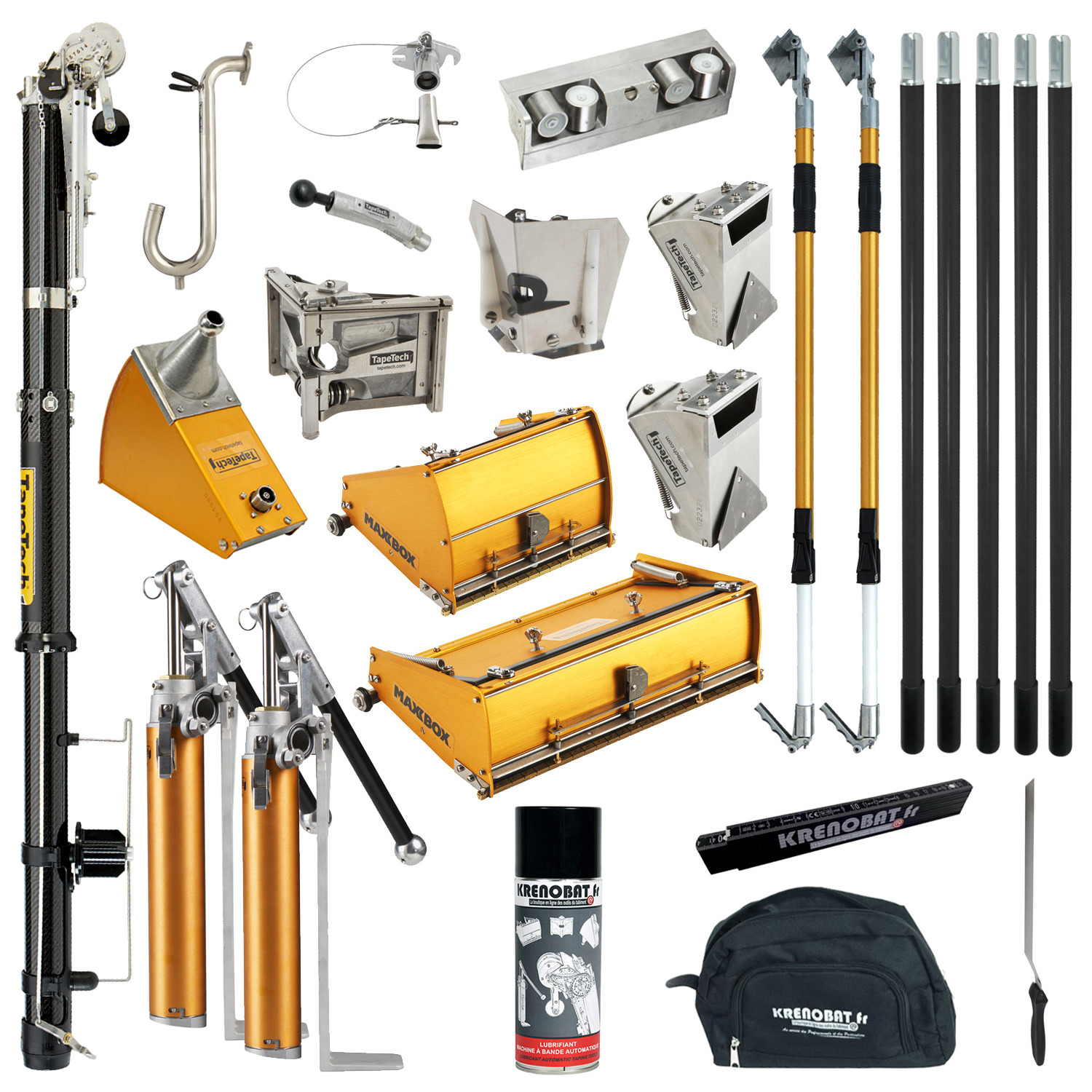 Kit Expert Classic Carbone, bo&icirc;tes au choix - TAPETECH