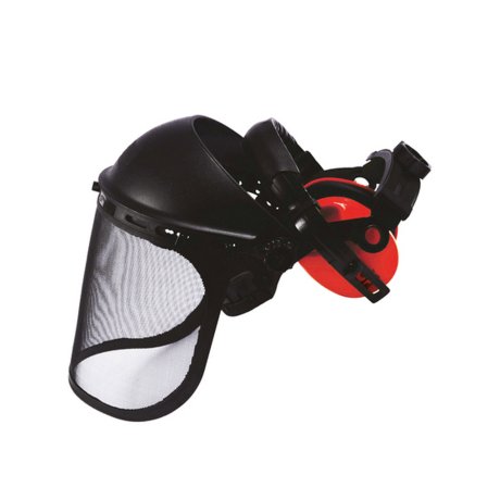 Visière de protection grillagée avec casque antibruit intégré HG925N - SINGER Safety