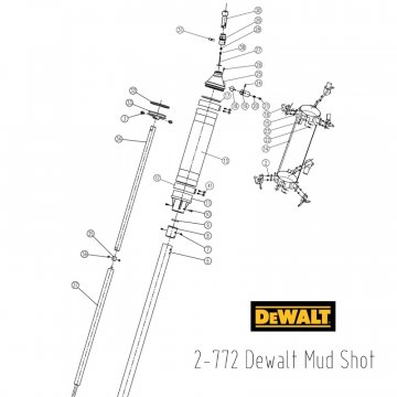 Mudshot Dewalt - pièces détachées / spare parts
