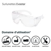 Surlunettes de protection Evastar pour porteur de lunettes de vue - Singer