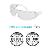 Caractéristiques lunettes de protection polycarbonate Evalab de Singer Safety