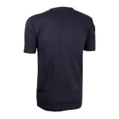 T-shirt bleu en coton, manches courtes (arrière) - SINGER Safety