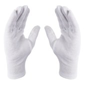 Paire de gants 100% coton interlock blanchi JB100, taille au choix - SINGER Safety