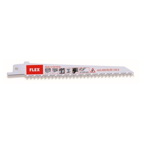 Lames de scie sabre métal/bois/plastiques RS/Bi-150 6 VE5 (x5) - FLEX