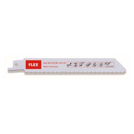 Lames de scie sabre pour métaux et tôle RS/Bi-150 18 VE5 (x5) - FLEX