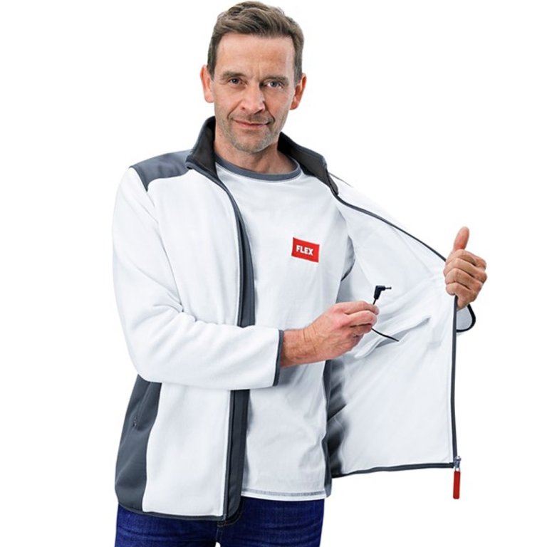 Kit complet veste chauffante polaire chaude pour Homme - FLEX
