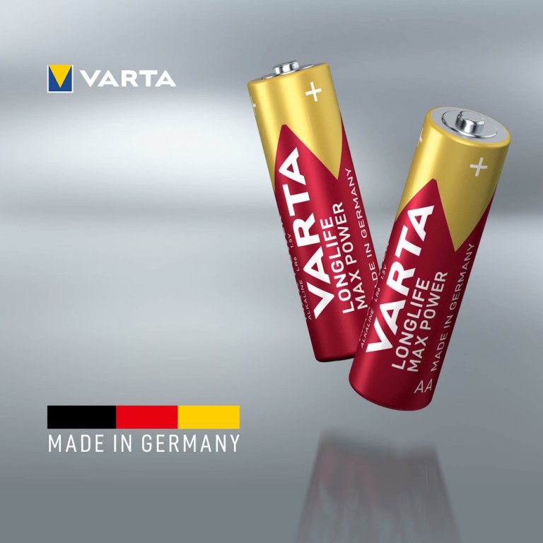 Piles rondes 1,5V AA LR3 Varta LongLife POWER (x4)