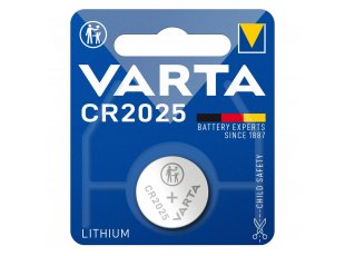 Pile électronique lithium CR2025 Varta