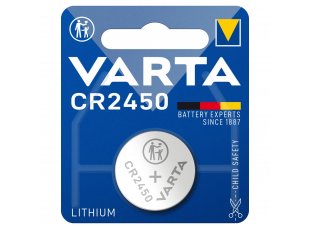 Pile électronique lithium CR2450 Varta