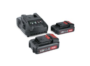 Pack chargeur 18V + 2 batteries 2,5 Ah - FLEX