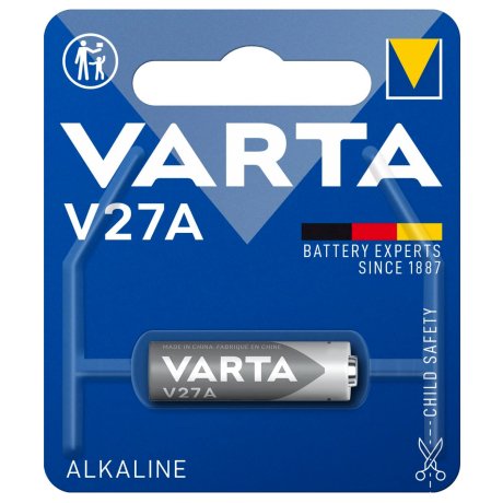 Pile électronique alcaline 12V V27A / LR27 - VARTA