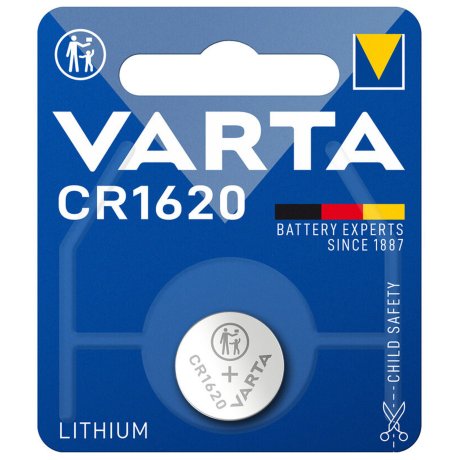 Pile électronique lithium CR1620 - VARTA