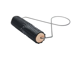 Rouleau déco effet bois en caoutchouc 12,7 cm (5") avec monture fil de fer - ADVANCE