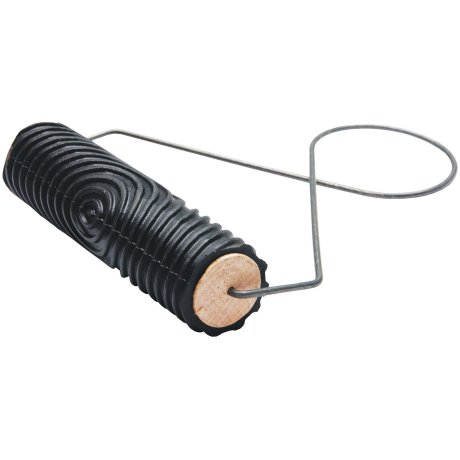 Rouleau déco effet bois en caoutchouc 12,7 cm (5") avec monture fil de fer - ADVANCE