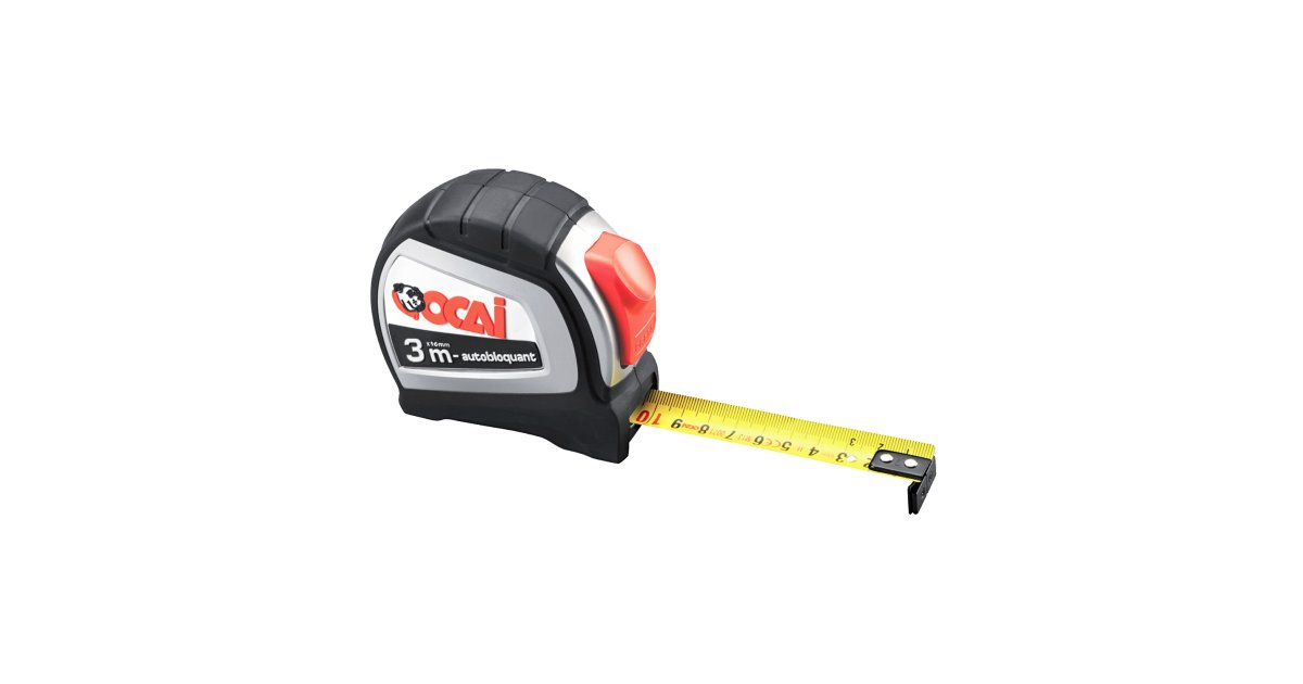 Mètre ruban 3 m x 16 mm Robust Ocai autolock | Krenobat