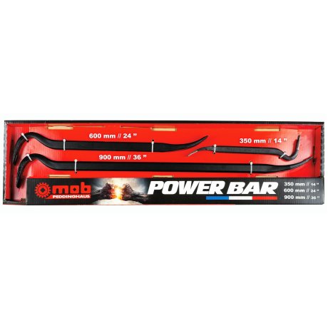 Lot de 3 barres à mine Power Bar : 350, 600 et 900 mm - MOB