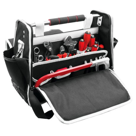 Caisse à outils textile Duobag complète, 80 outils spécial maintenance - MOB