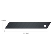 Dimensions des lames de cutter LBB-10B Excel Black 18 mm Olfa