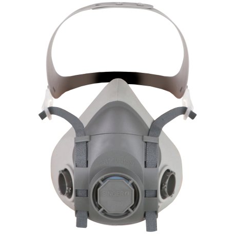 Demi-masque de protection respiratoire DMT réutilisable, joint caoutchouc - SINGER Safety