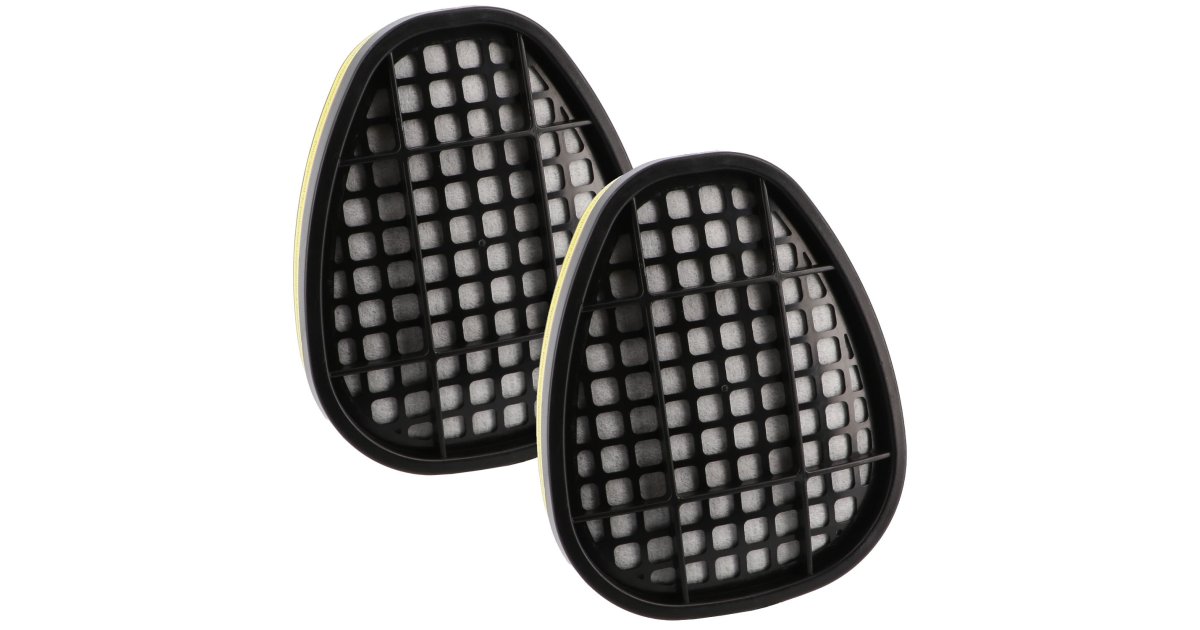 Filtres à Baïonnette Coverguard Pour Masque ETNA & Panarea Twin - Lot De 4, Usage Industriel Et Agricole