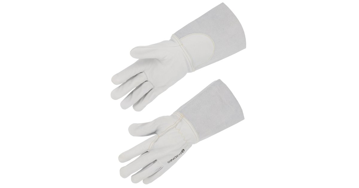 Gants Soudeur TIG Cuir Chèvre - Doublure Kevlar, Taille L, Très Souples, Pour Soudure De Précision, Normes EN