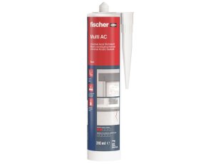 Mastic acrylique Multi AC blanc 310 ml - FISCHER