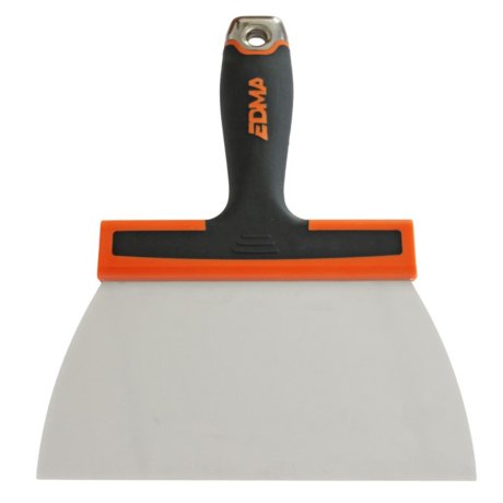 Couteau à enduire lame galbée inox 20 cm - EDMA