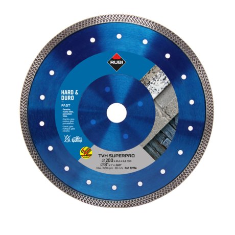 Disque diamanté Turbo Viper TVH 250 Superpro - RUBI