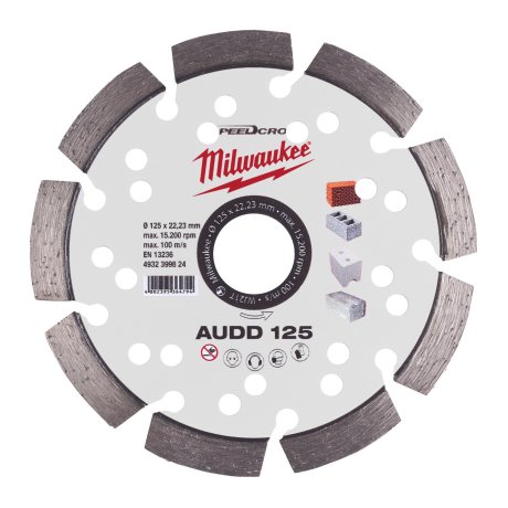 Disque diamant Speedcross AUDD 125 mm - MILWAUKEE