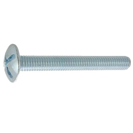 Vis poelier acier zingué blanc, NFE 25129, 8 x 40 mm, 100/bte - VISWOOD