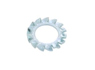 Rondelle éventail acier zingué blanc, DIN 6798A, BLD8, 500/bte - VISWOOD