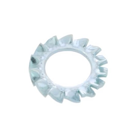 Rondelle éventail acier zingué blanc, DIN 6798A, BLD8, 500/bte - VISWOOD