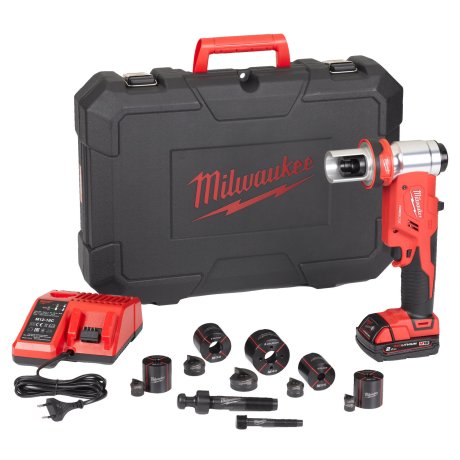 Emporte-pièce hydraulique Force Logic™ M18™ avec embouts, 1 batterie 2 Ah & chargeur  - MILWAUKEE