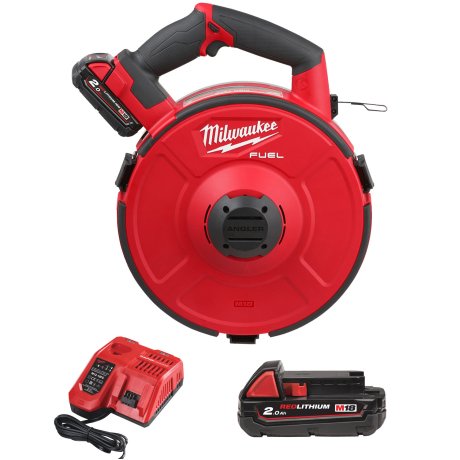Tire fils M18 Fuel™ tambour acier avec 2 batteries 2 Ah + chargeur - MILWAUKEE