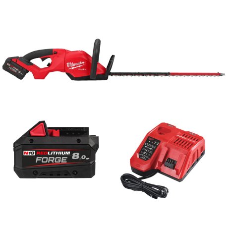 Taille-haies 60 cm M18 Fuel™ avec 2 batteries 8 Ah et chargeur - MILWAUKEE